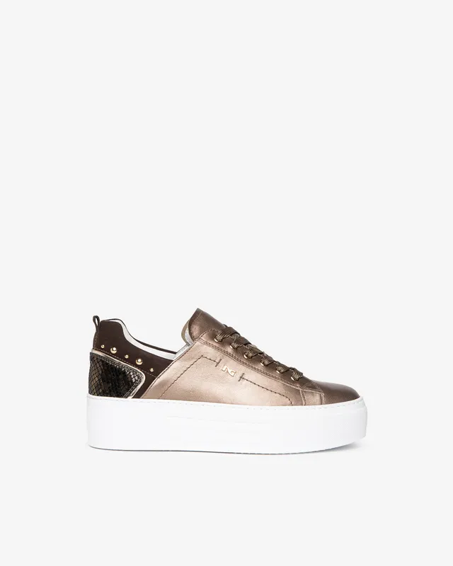 NeroGiardini Sneakers Femme Cuir Velours DryGo