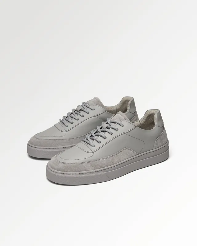 Filling Pieces Mondo Viera All Grey sneakers cuir gris