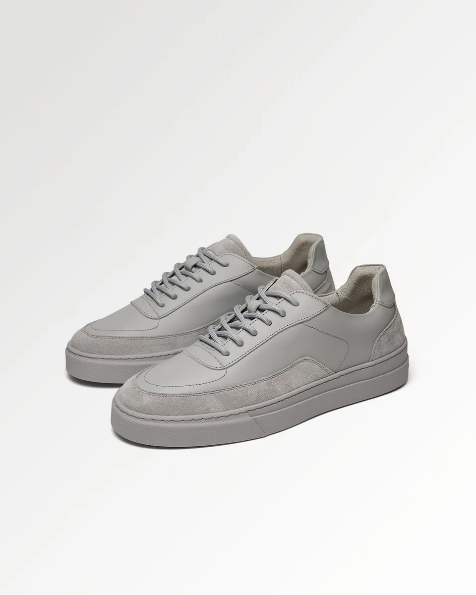 Filling Pieces Mondo Viera All Grey sneakers cuir gris