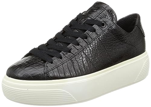 ECCO Street Platform Baskets Noir 35 EU Cuir Croco