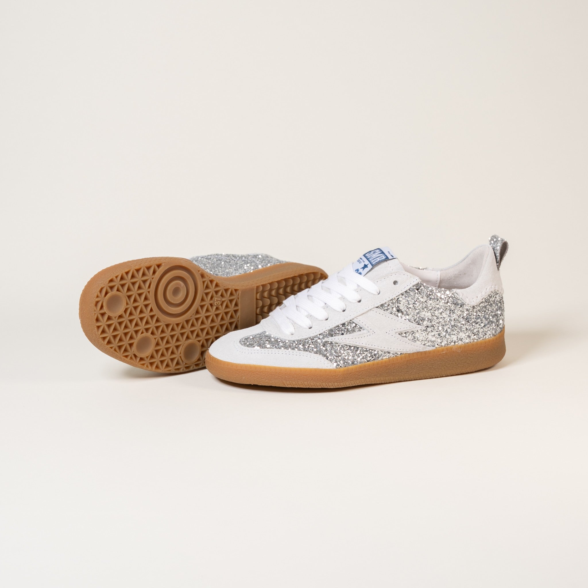 SMR Kayla E114 baskets glitter argent 38