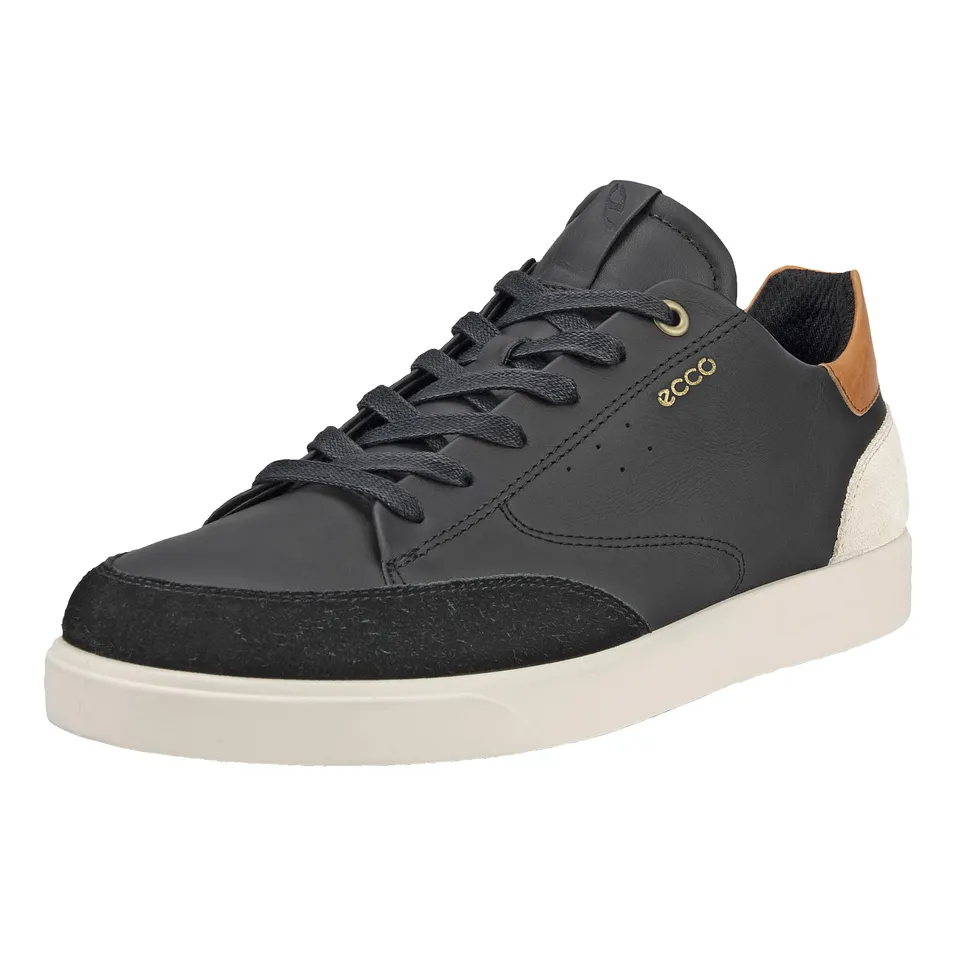 ECCO Street Lite sneakers femme black limestone cuir souple