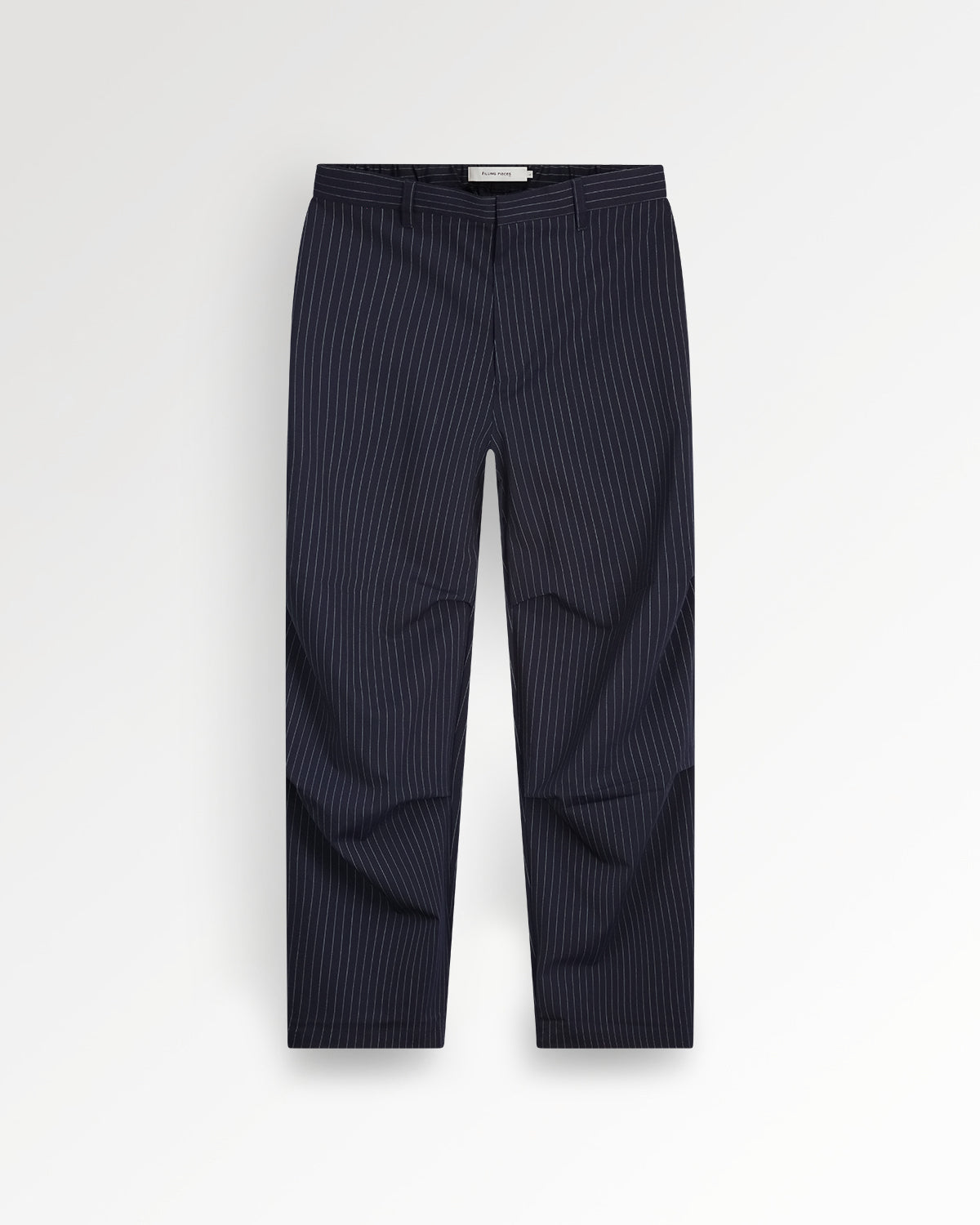 Filling Pieces Drapy Pants Pinstripe Blue pantalon bleu marine