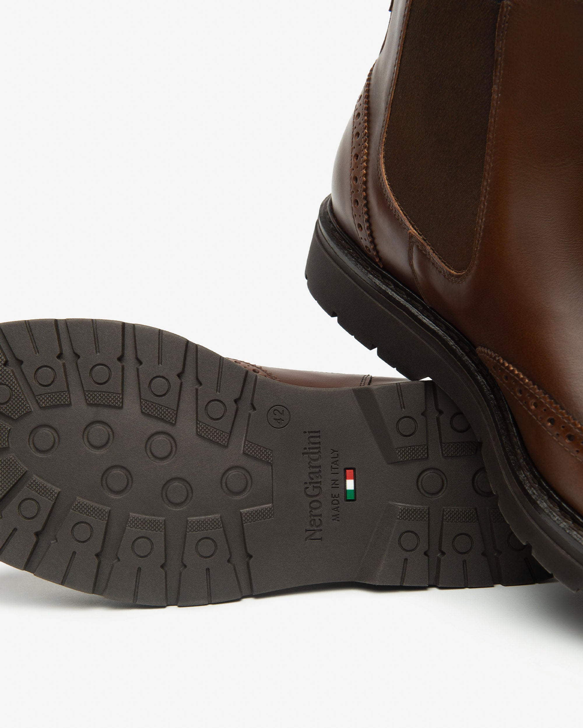 Nerogiardini Bottines Chelsea Homme en Cuir Pointure 42