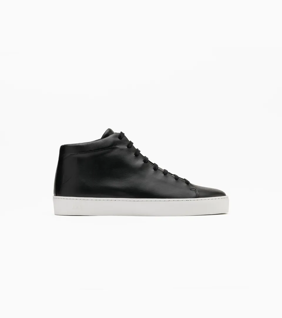 JAK Royal Hi Sneakers Montantes Cuir Noir