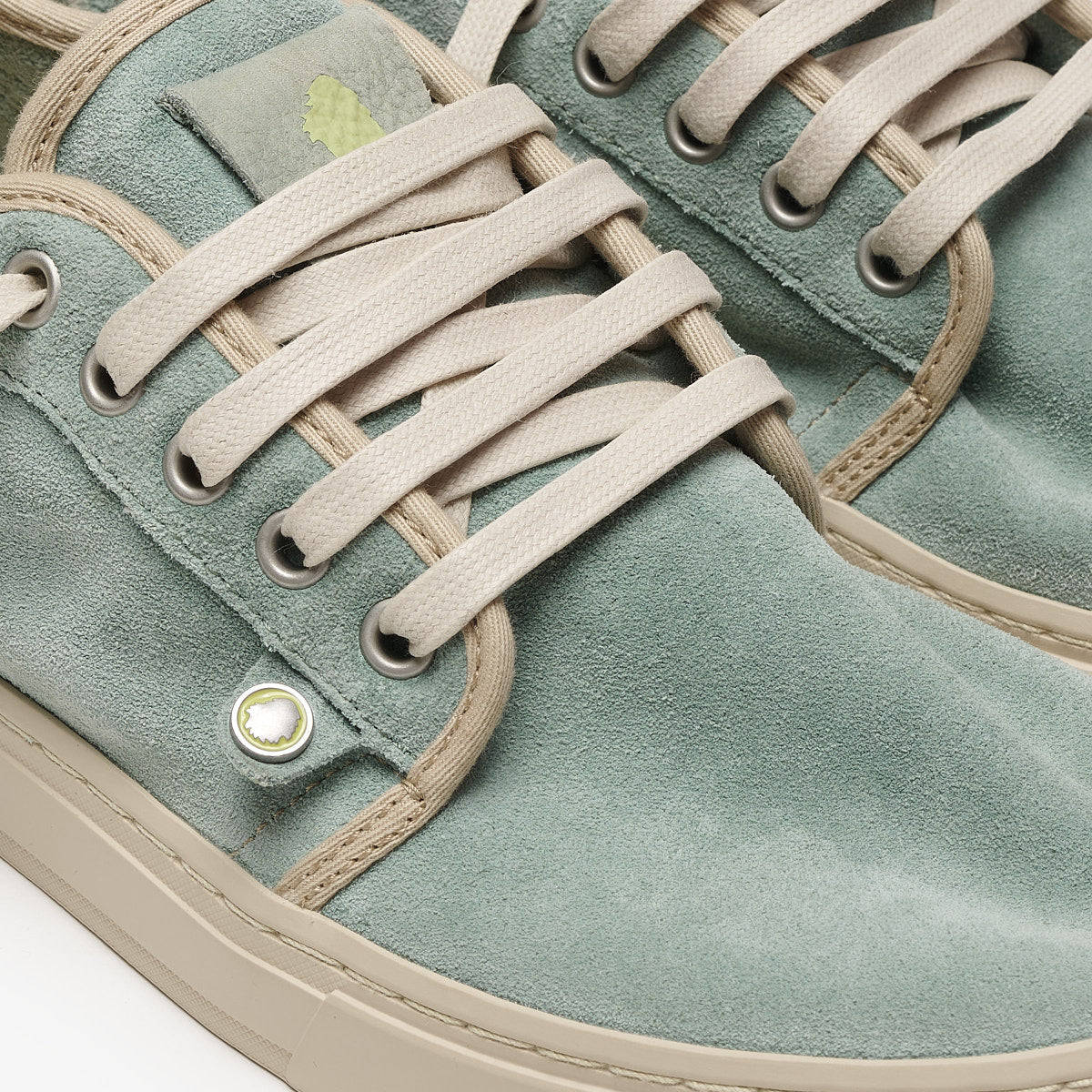 Satorisan Heisei Suede sneakers Milky Jade cuir suède
