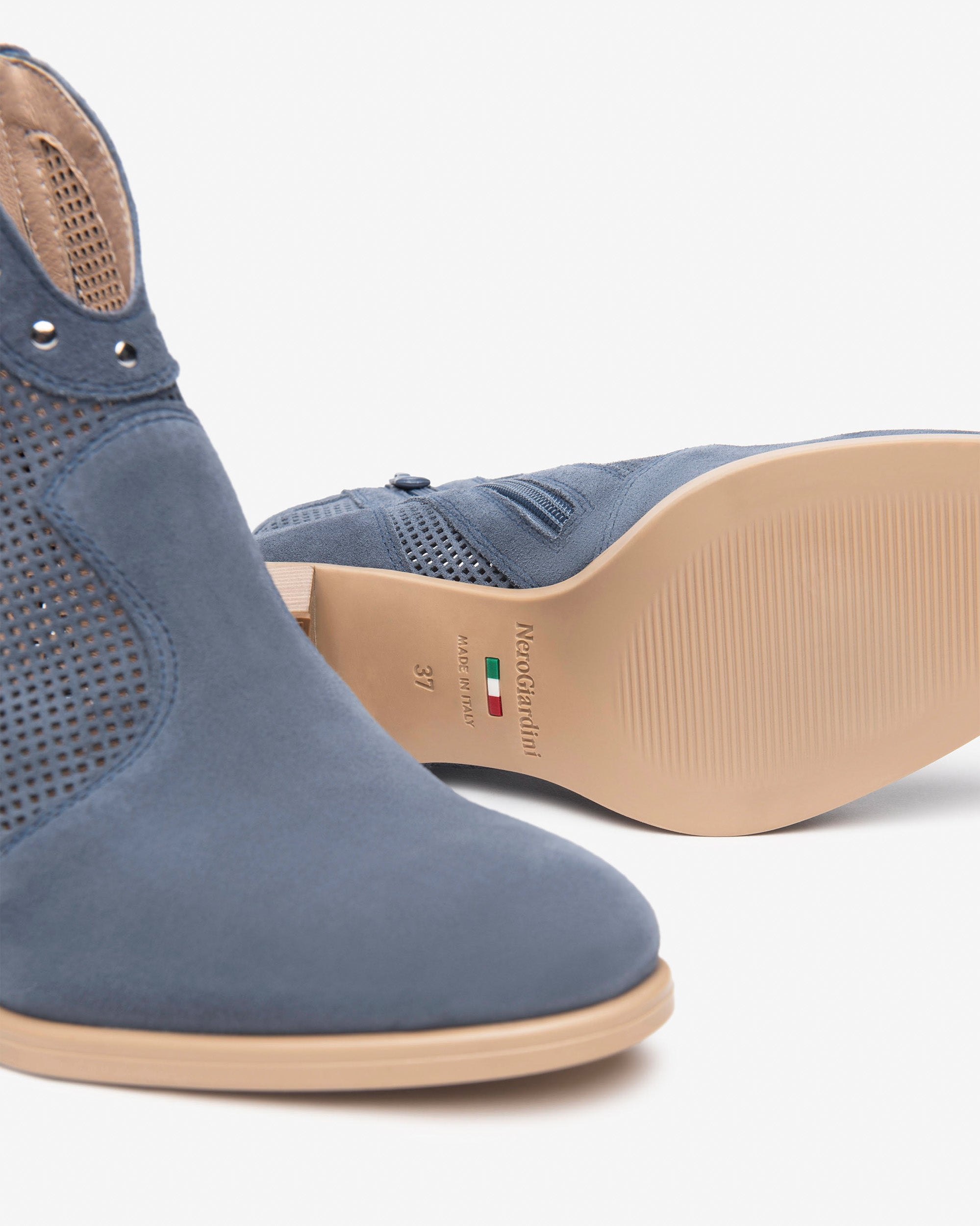 NeroGiardini Bottines Femme Velours Confort Ville