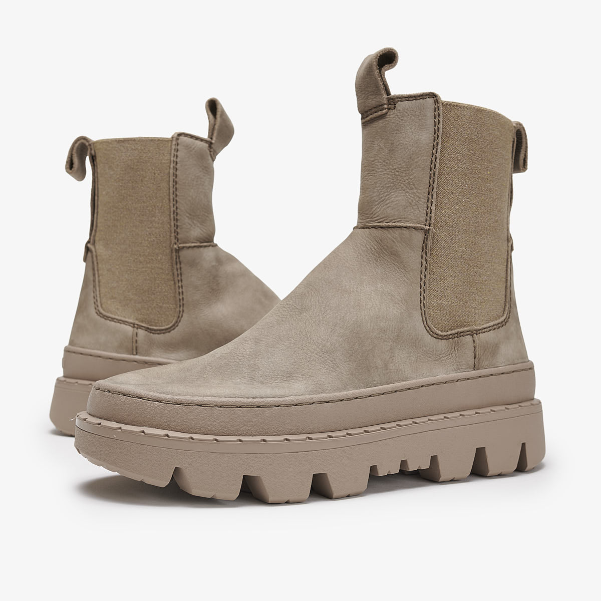 Satorisan Unalome Elastics Premium bottines cuir Loden
