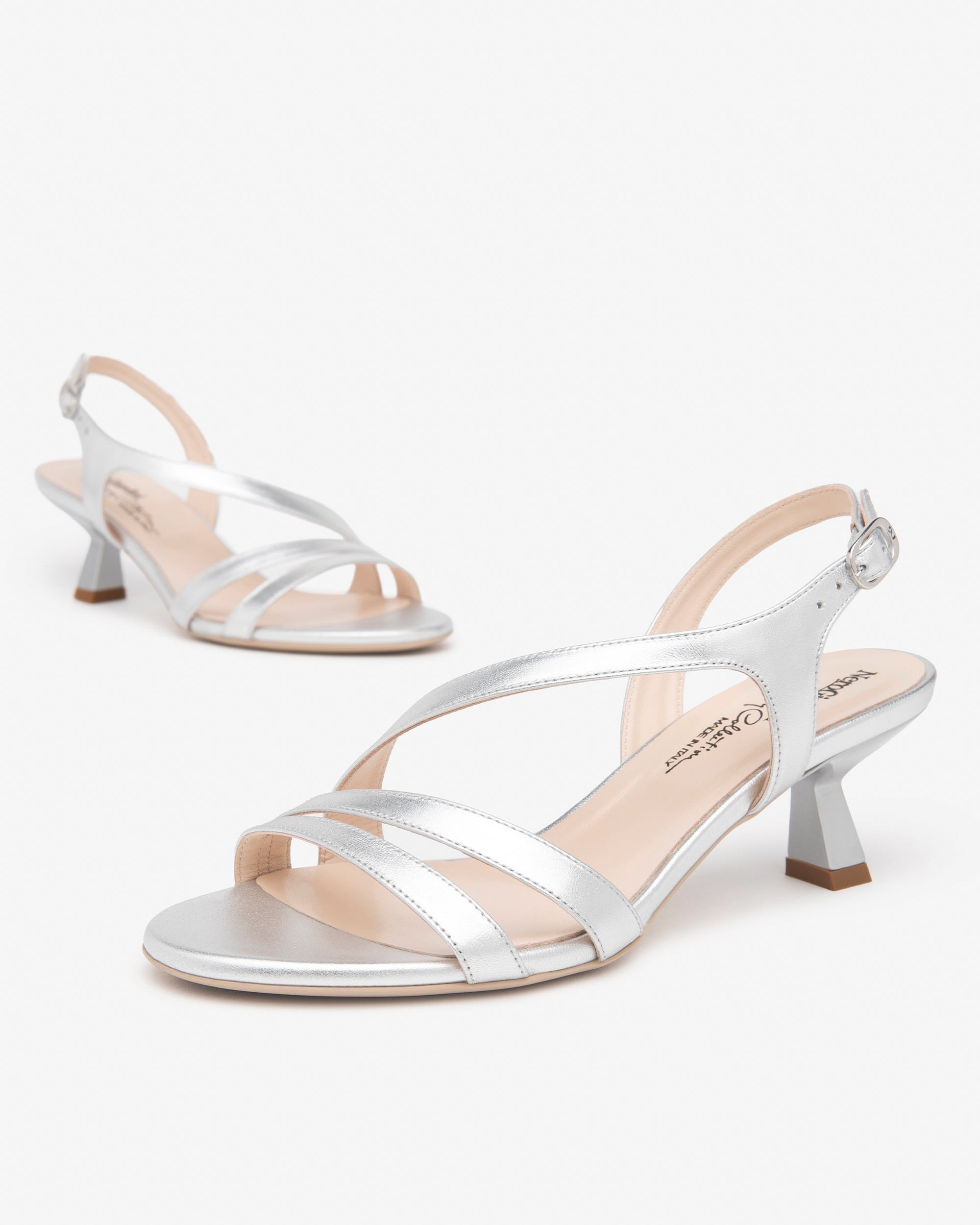 NeroGiardini Sandales Femme Cuir Premium Mariage