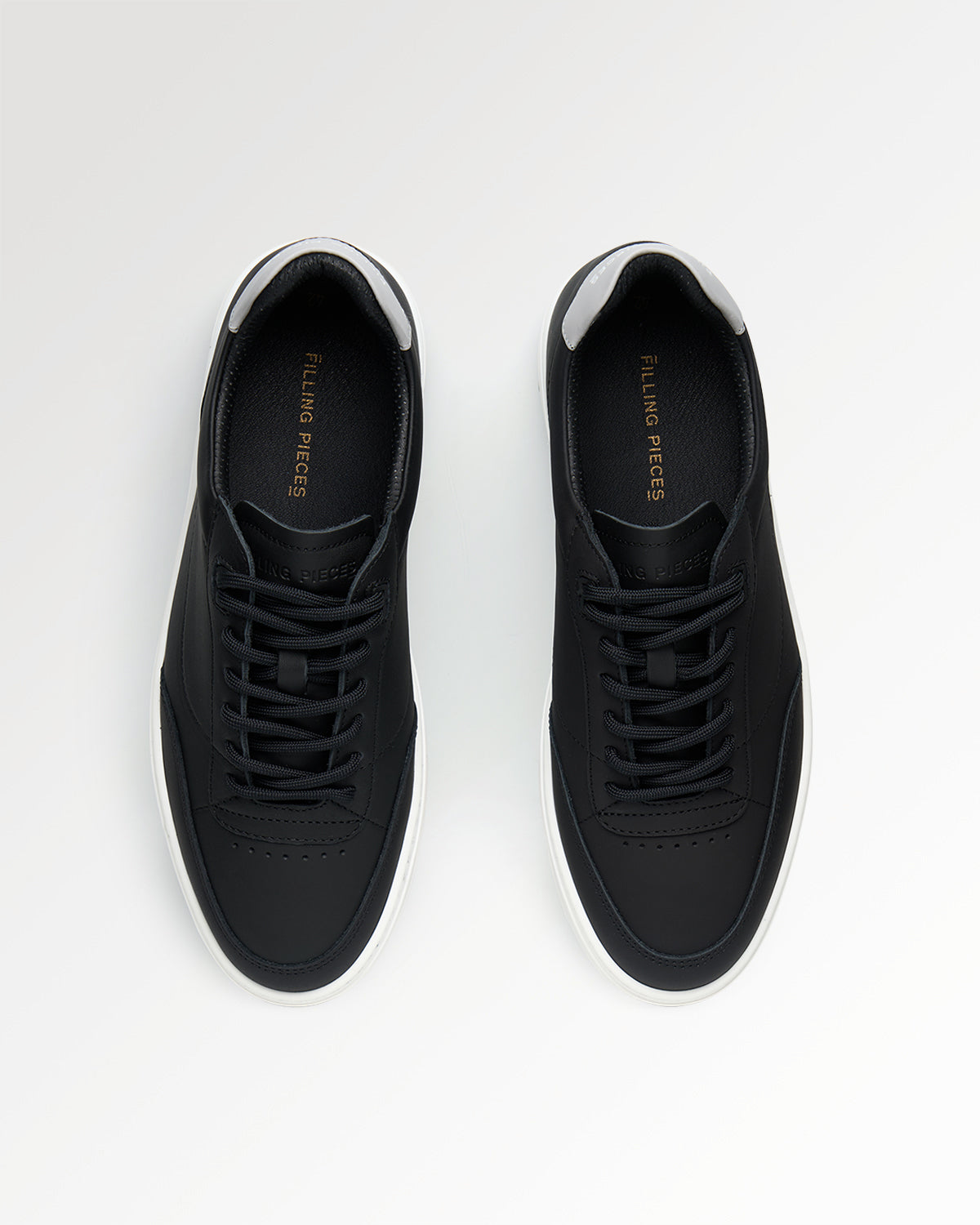 Filling Pieces Mondo Trim Sneakers Cuir Noir Homme 42