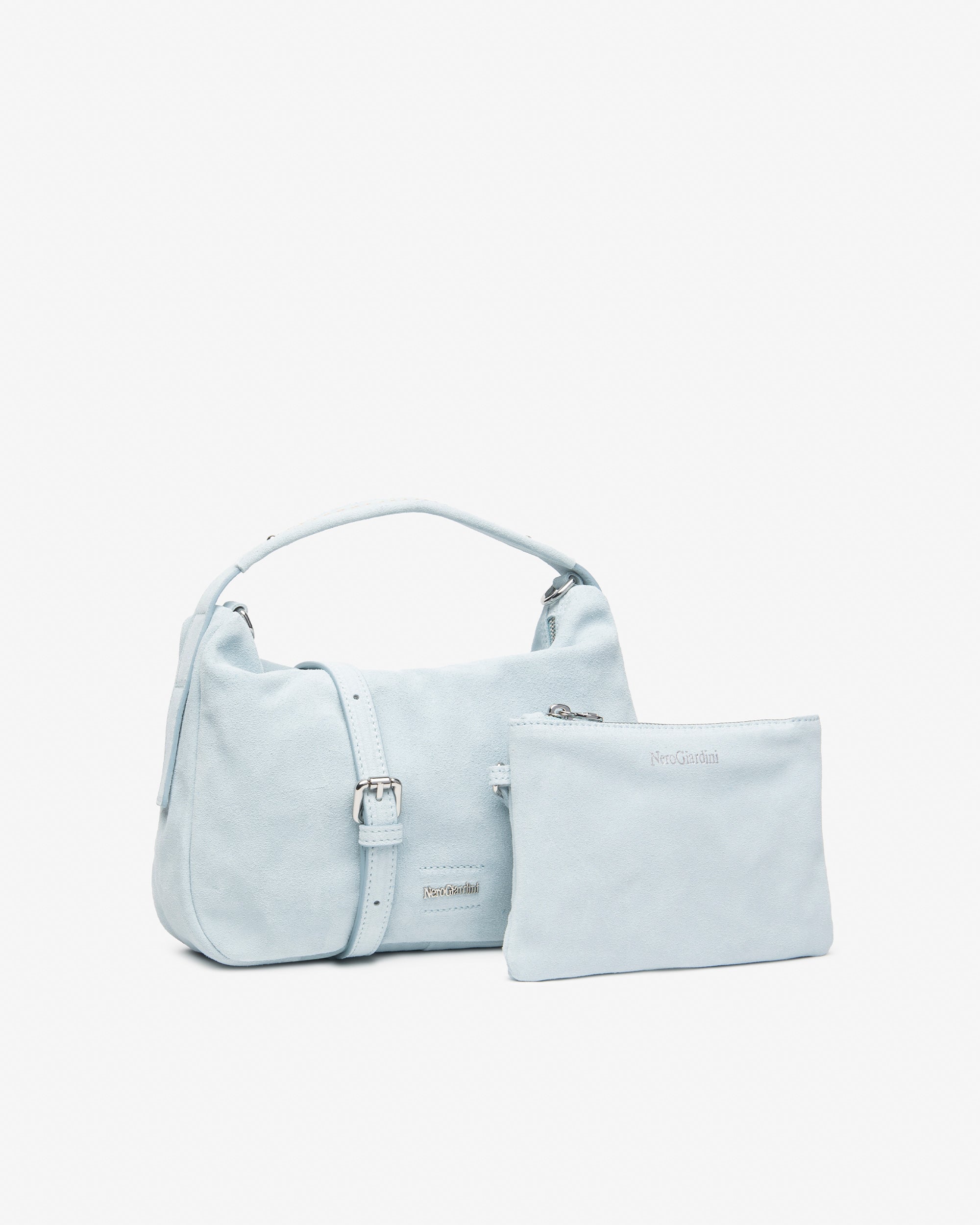 NeroGiardini Sacs Besace Femme Cuir Velours PZ