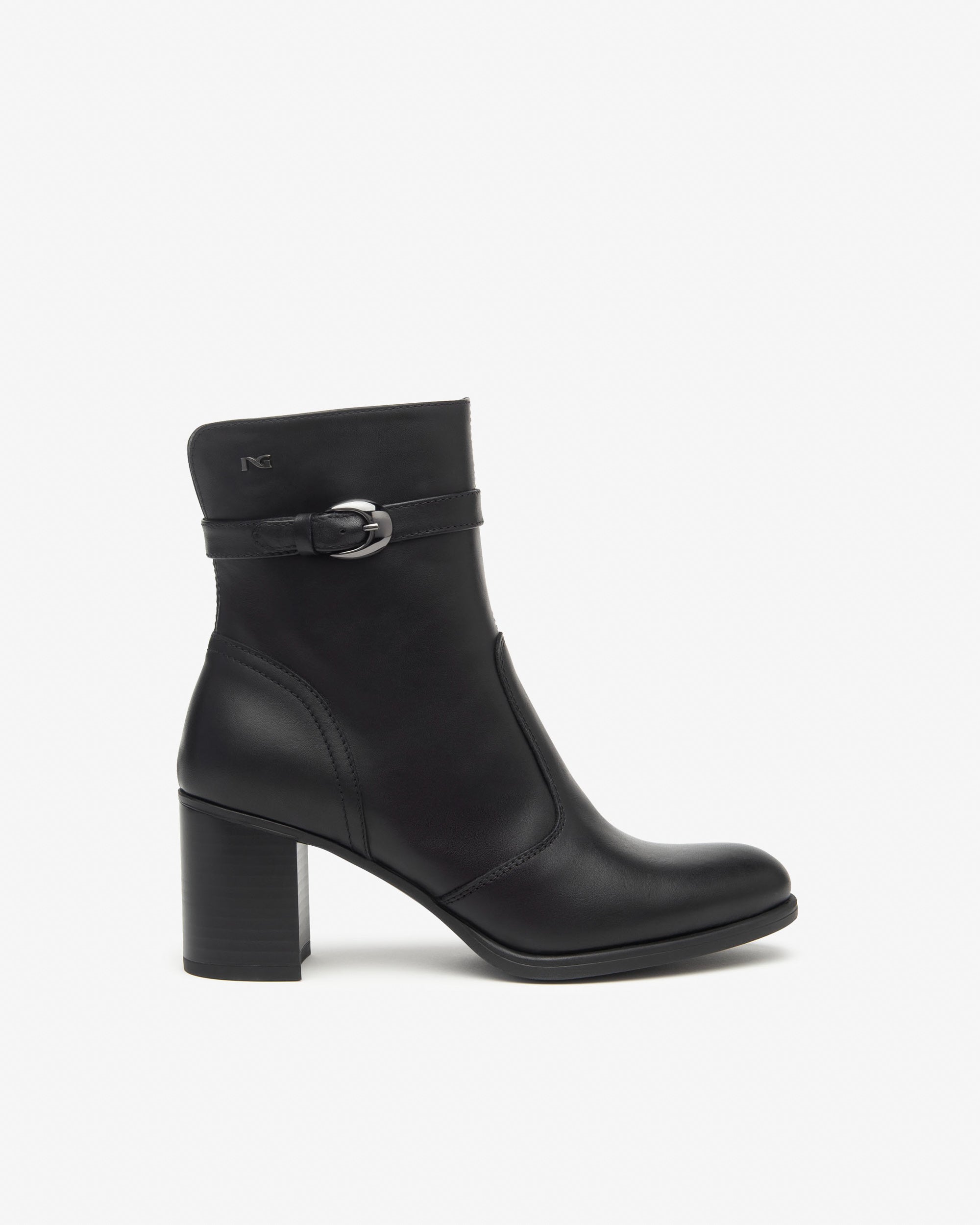 NeroGiardini Bottines Femme en Cuir Confort Hiver