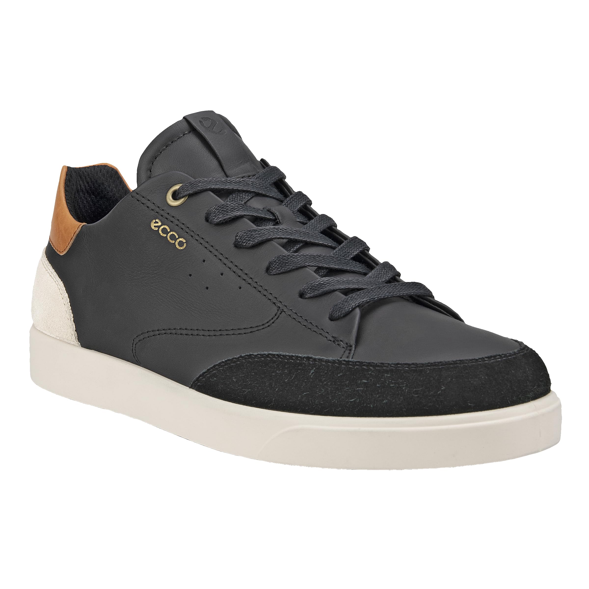 ECCO Street Lite sneakers femme black limestone cuir souple