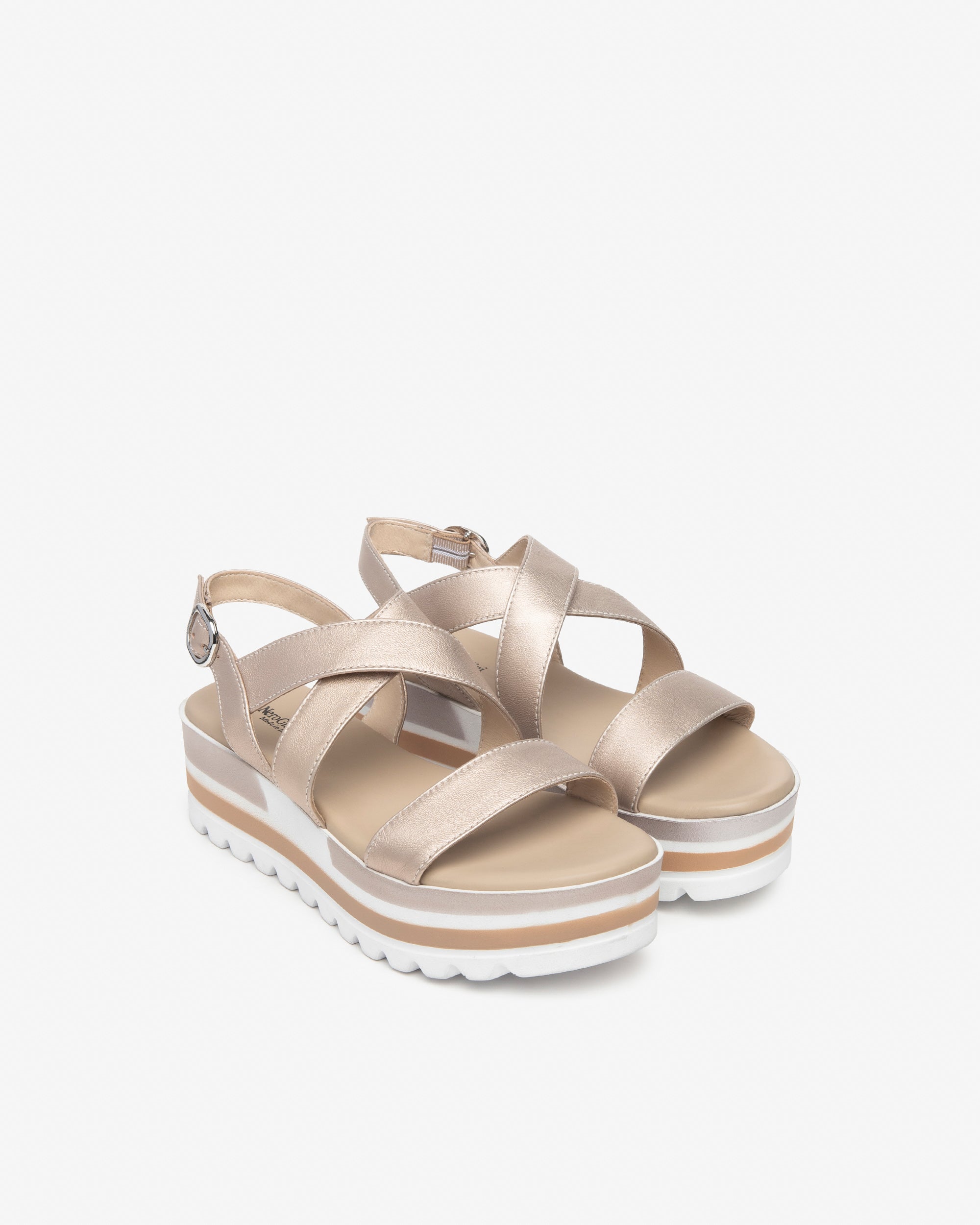 NeroGiardini Sandales Cuir Femme Made in Italy