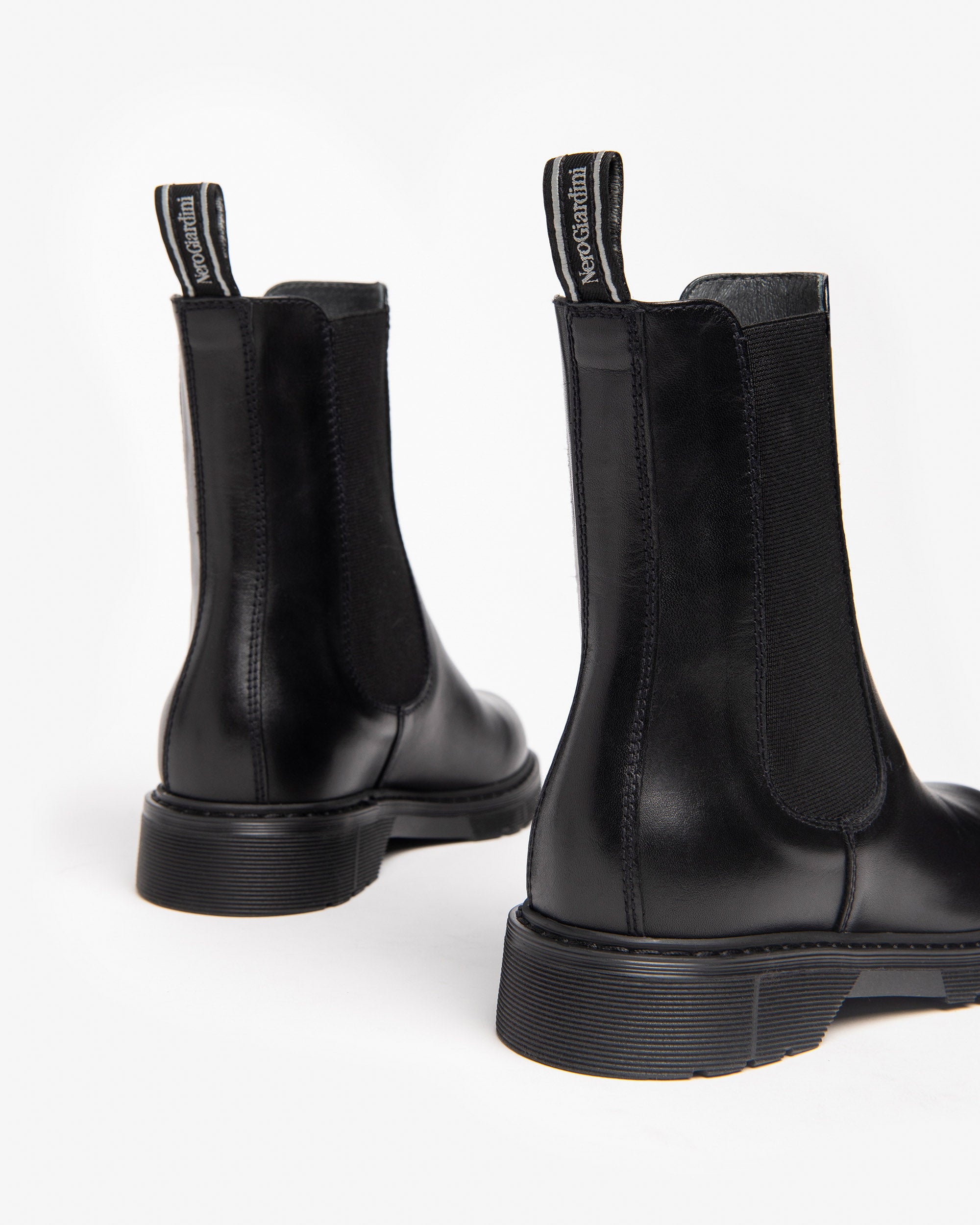 NeroGiardini Bottines Chelsea Cuir Talon 30 mm