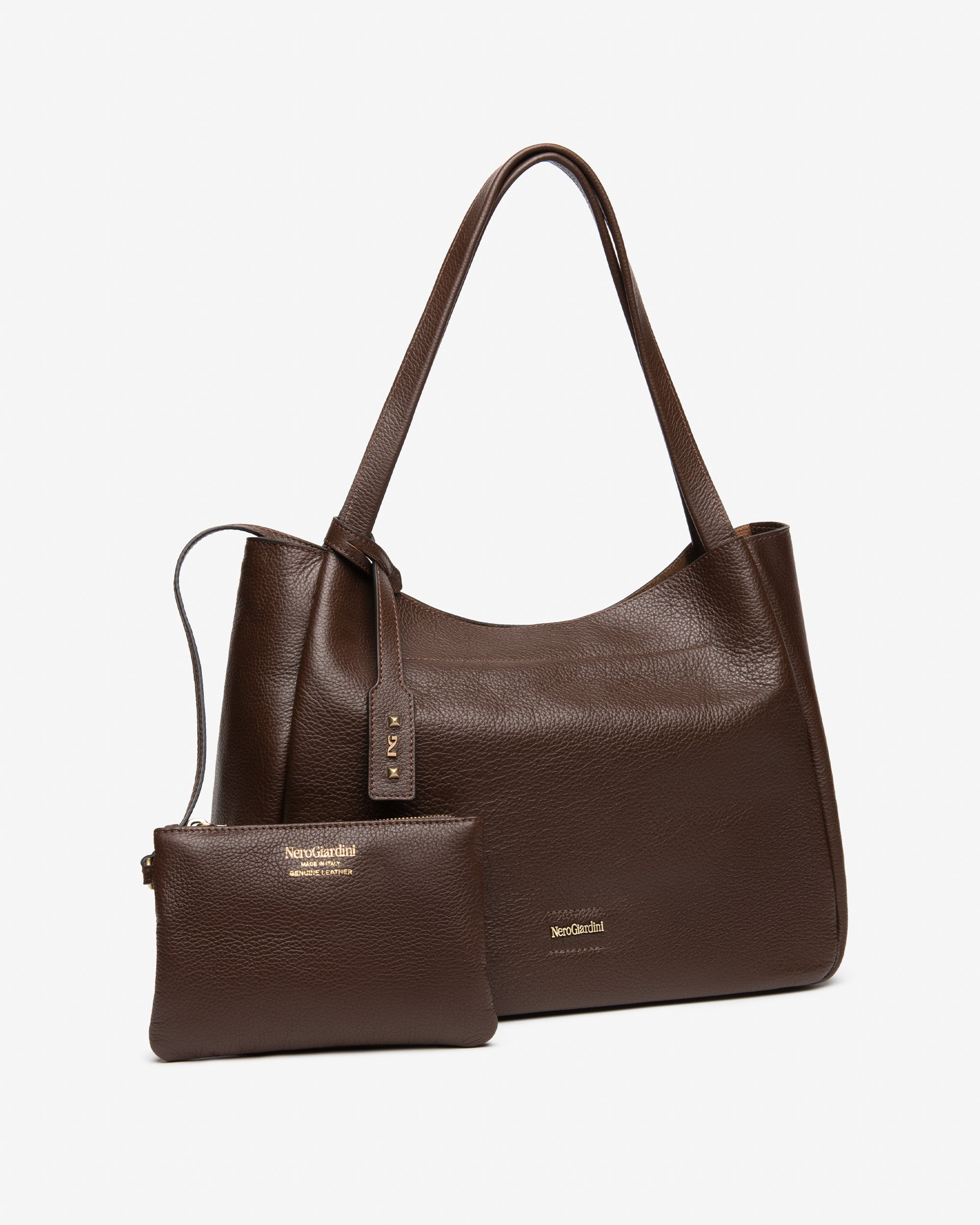 NeroGiardini Sacs Besace Femme en Cuir Hobo Italie