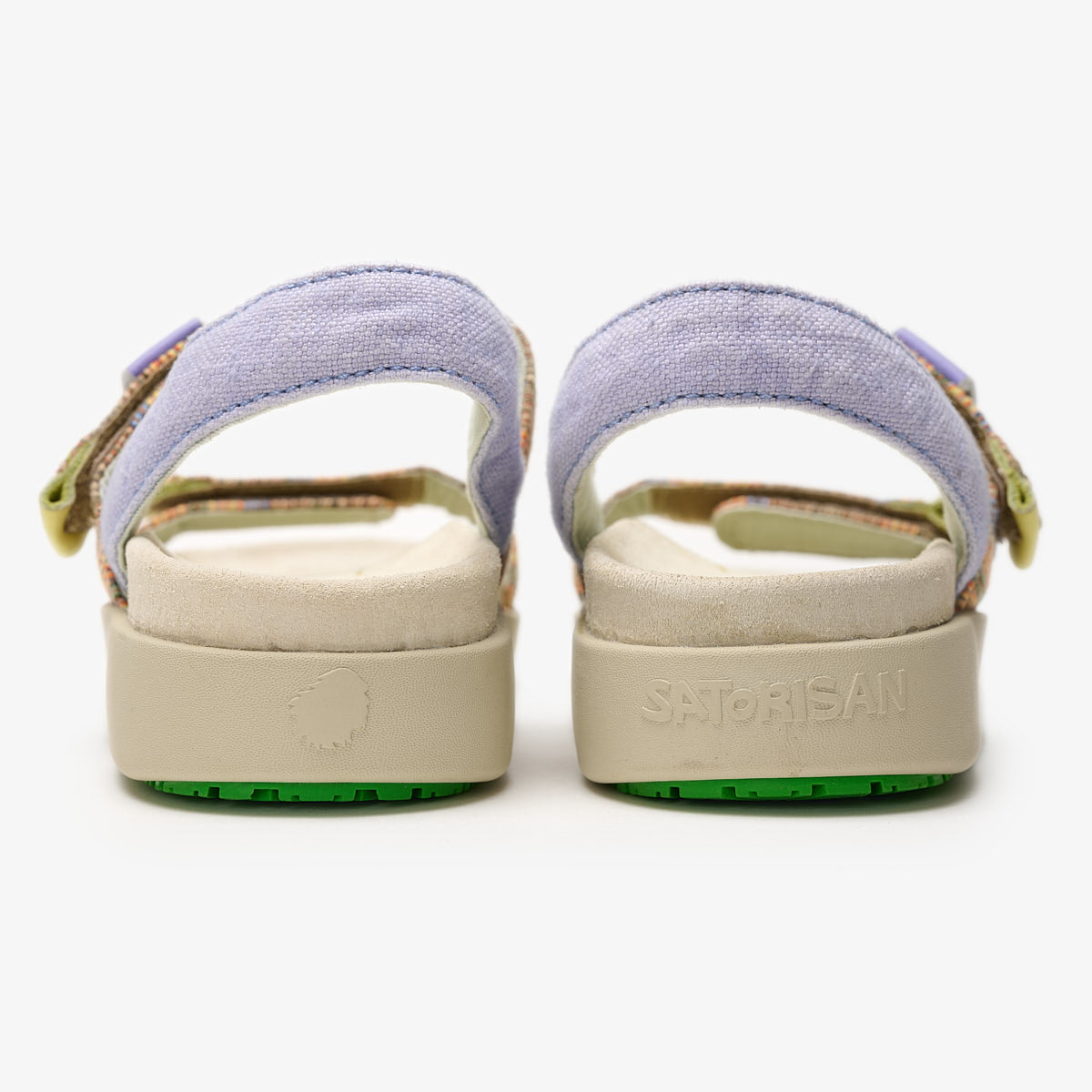 Satorisan Kona Raffia sandales Etnico textile femme