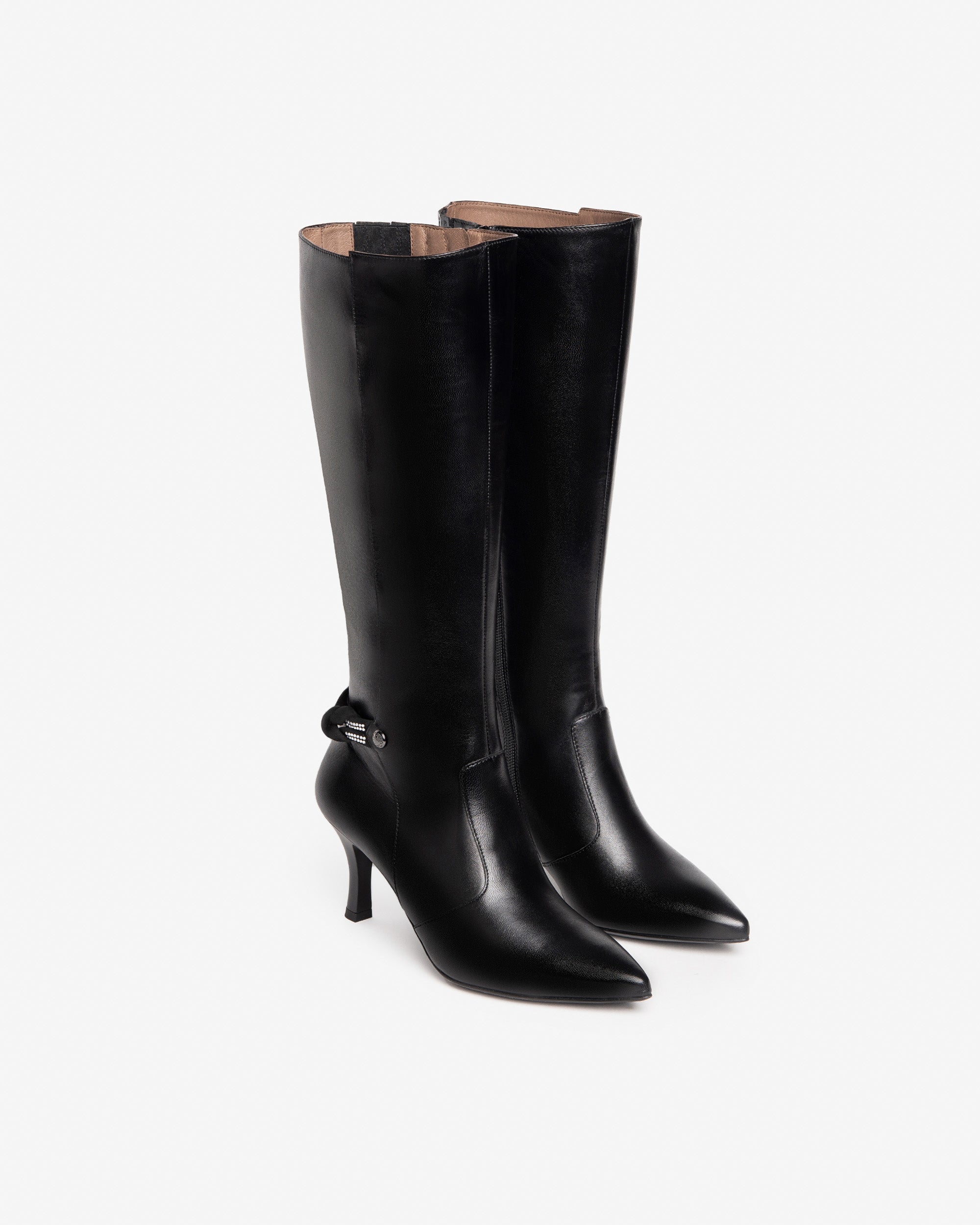 Nerogiardini Bottes bottes cuir femme hiver