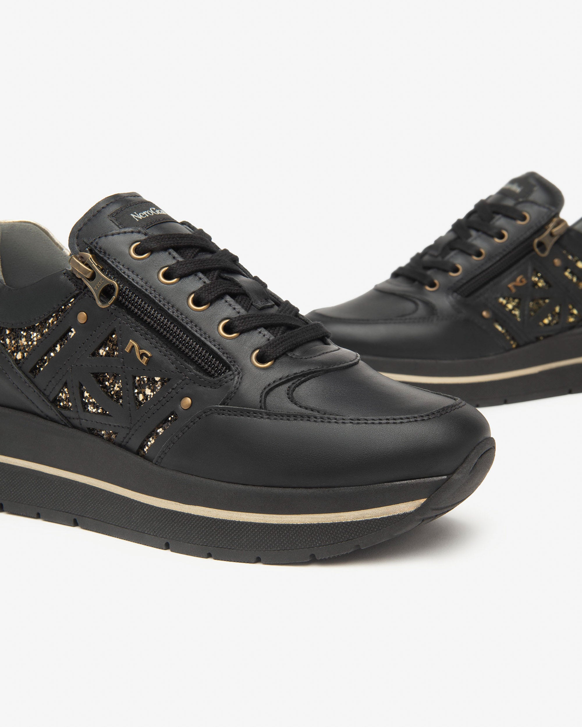NeroGiardini Sneakers Femme Cuir Technique 38 Confort