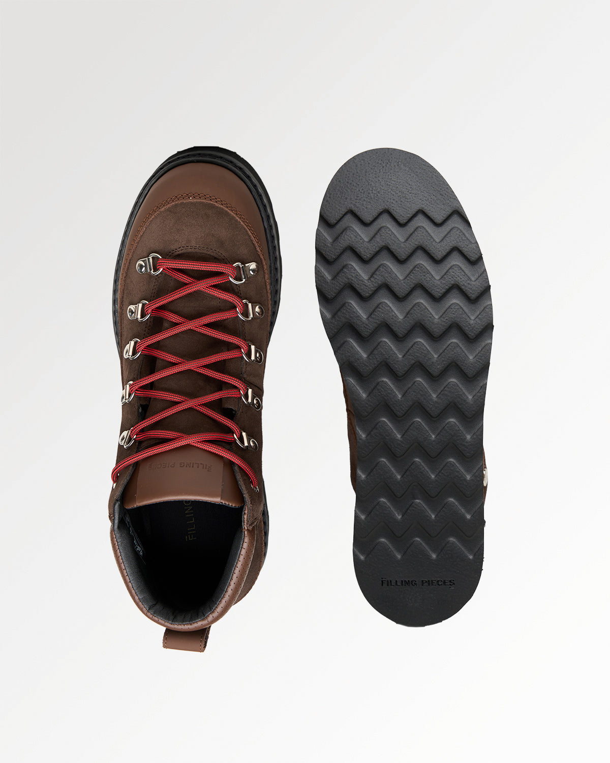 Filling Pieces Glacier Boot bottines marron chocolat daim