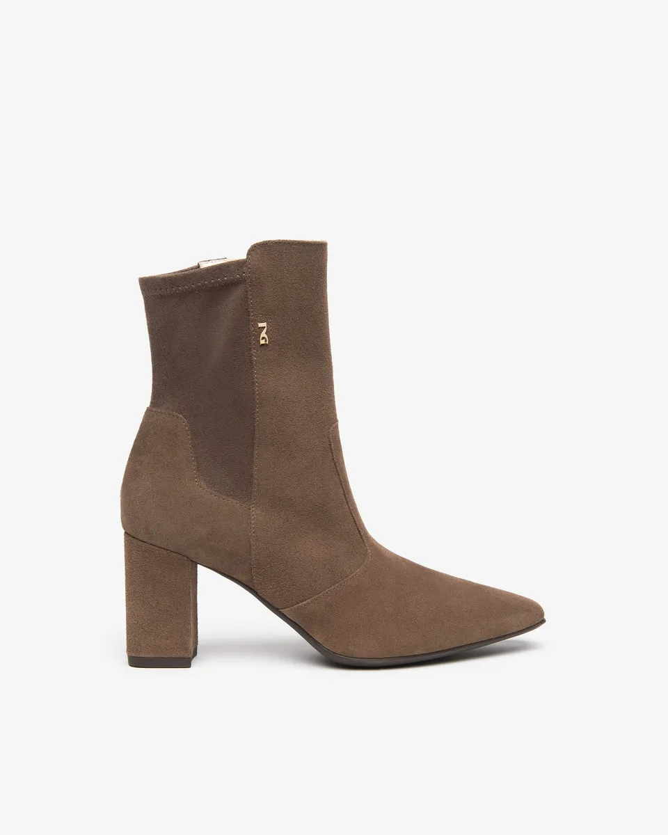 NeroGiardini Bottines femme boots daim talon 75 mm