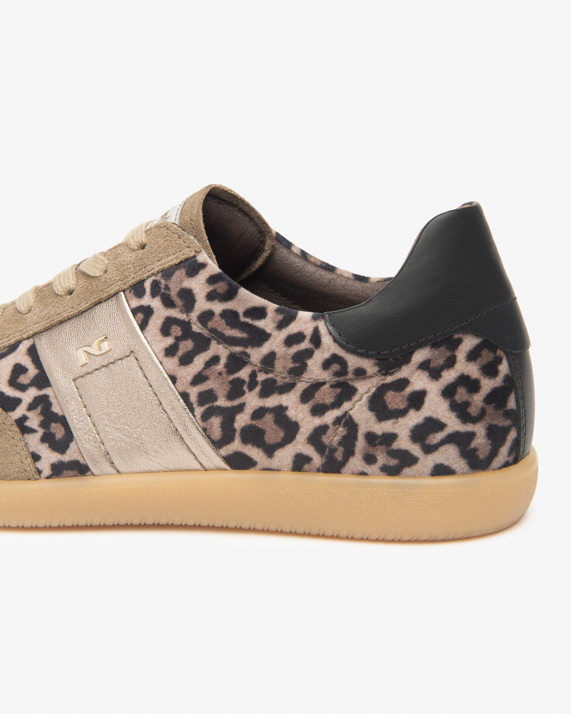 NeroGiardini Sneakers Femme Daim Imprimé Animalier Hiver