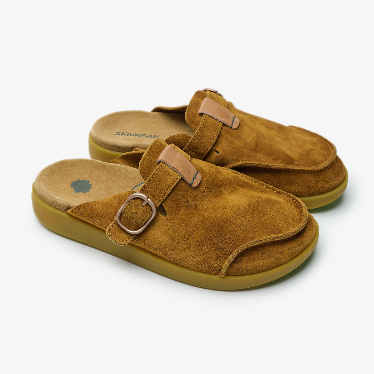 Satorisan Hoote Lux Slip-On Amber Daim Sans Lacets Homme