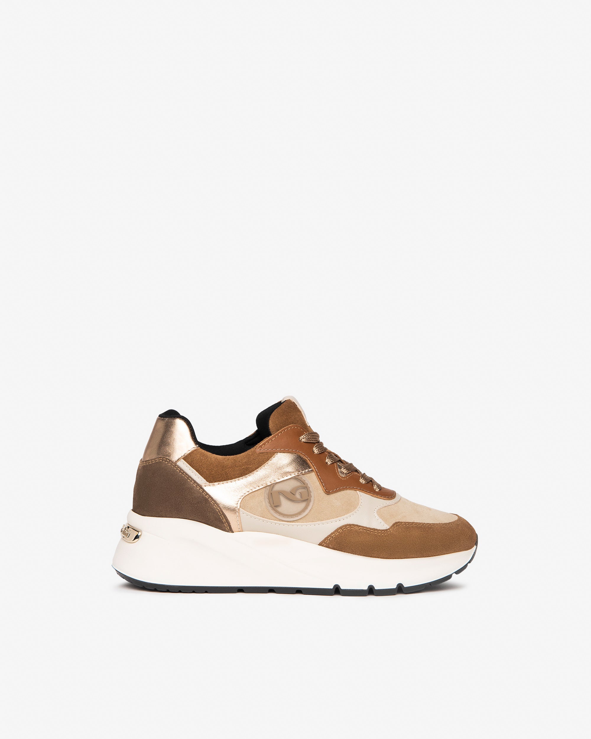 NeroGiardini Sneakers Femme Cuir Velours Hiver Confort