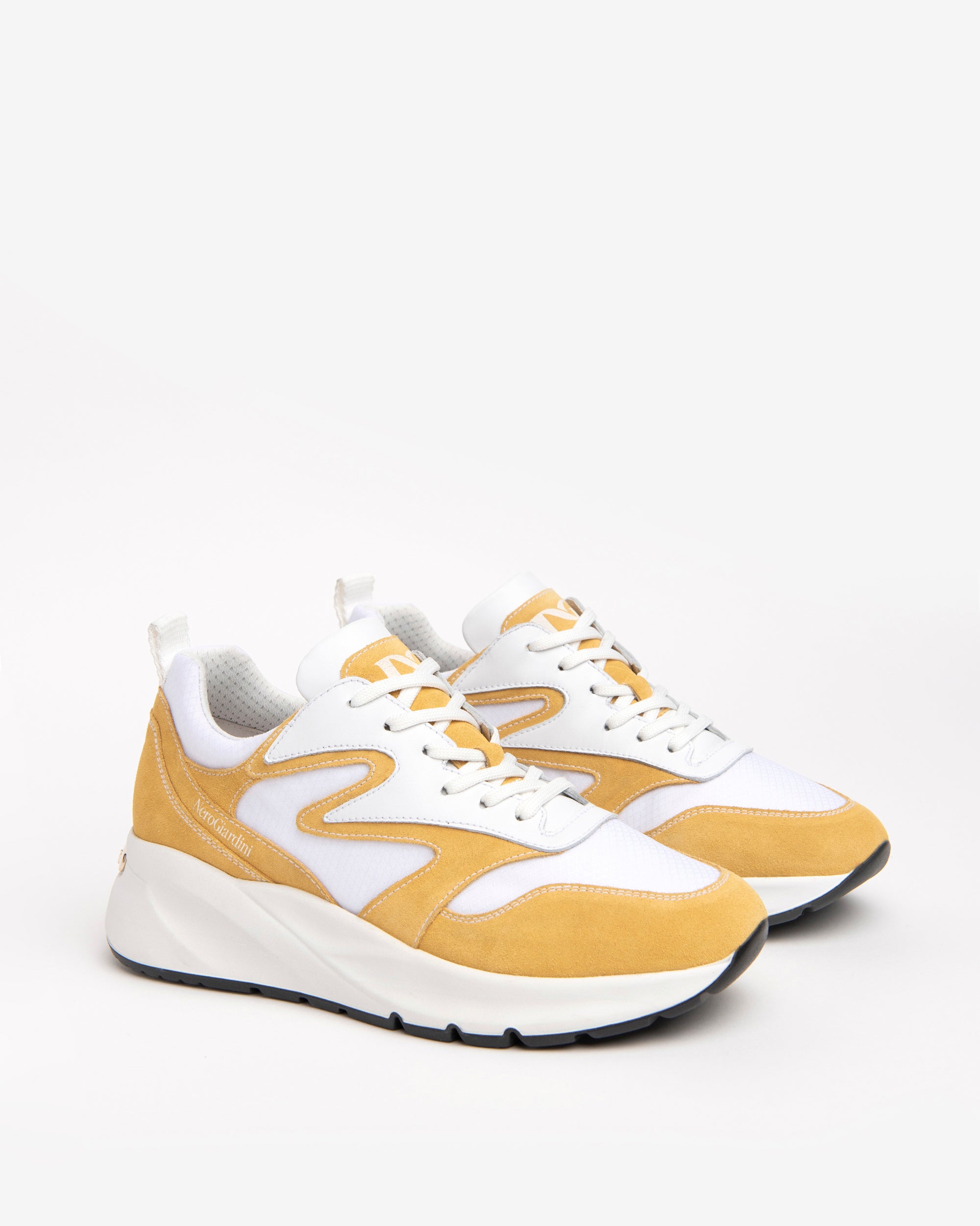 NeroGiardini Sneakers Femme Velours Semelle 4,5 cm DryGo