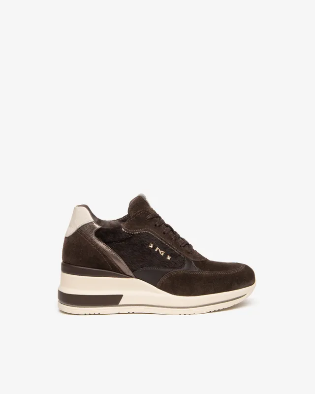 NeroGiardini Sneakers Sneakers Femme Cuir Velours Compensées