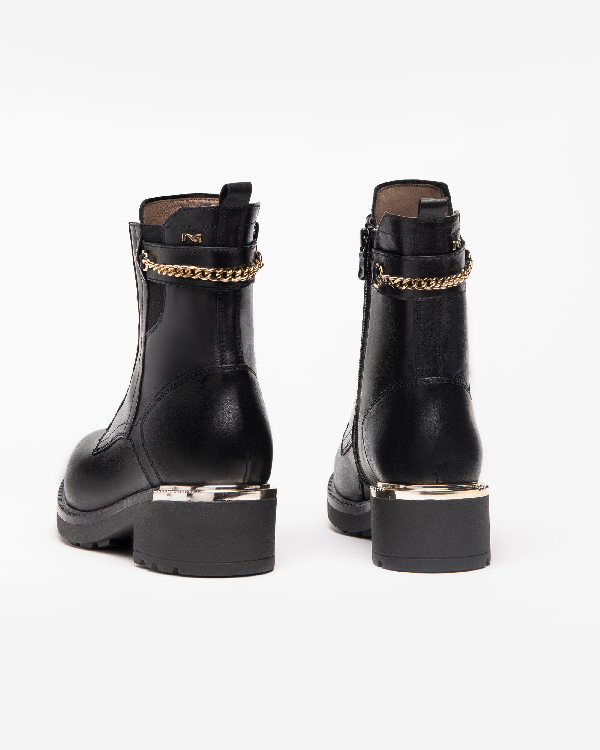 NeroGiardini Bottines Femme en Cuir Boots cuir 38 Italie
