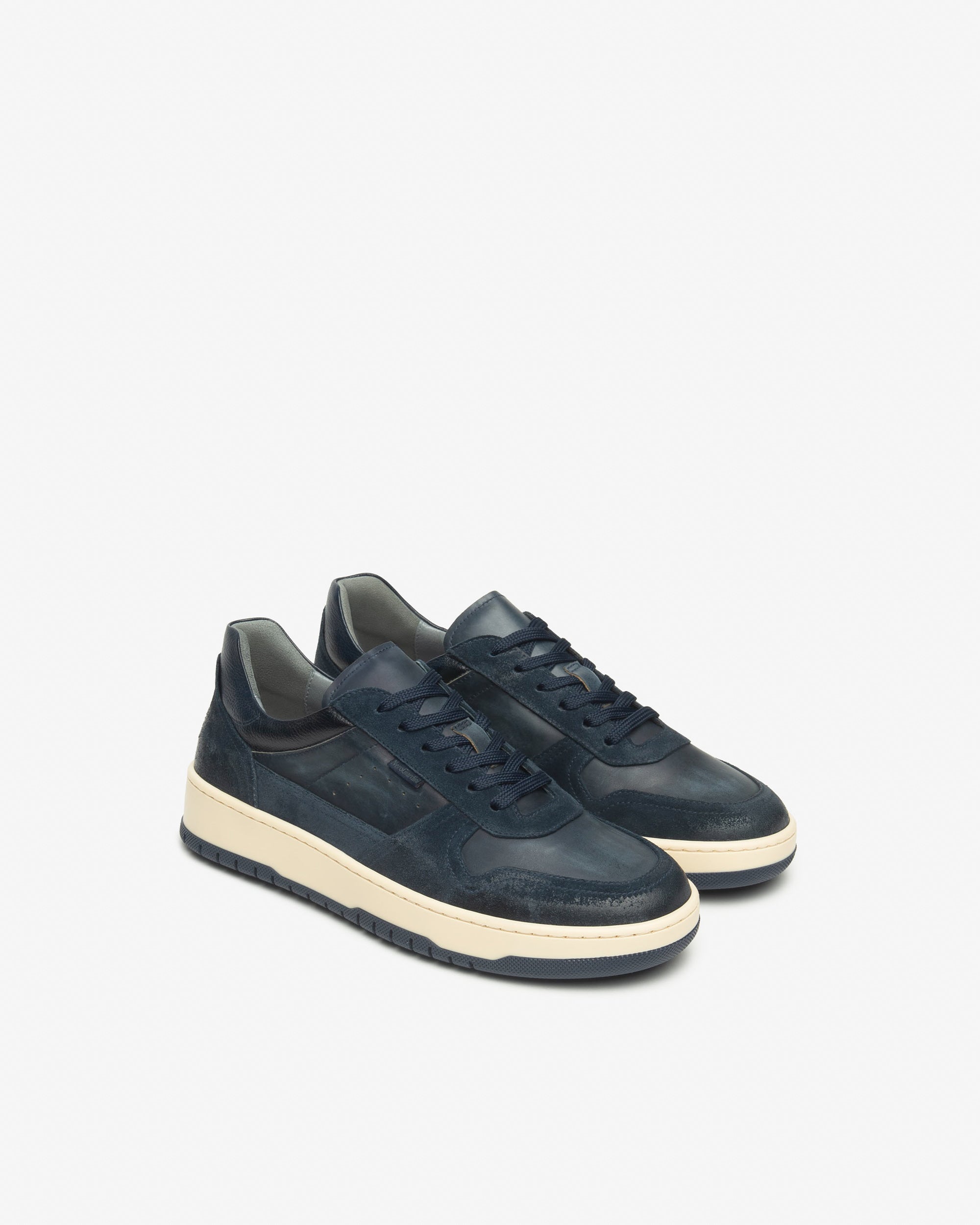 Nerogiardini Sneakers Cuir Velours Homme Baskets Hiver