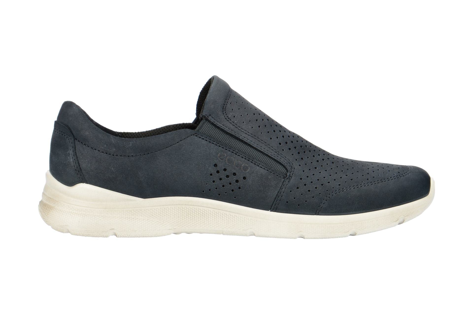 ECCO Irving basket homme navy cuir