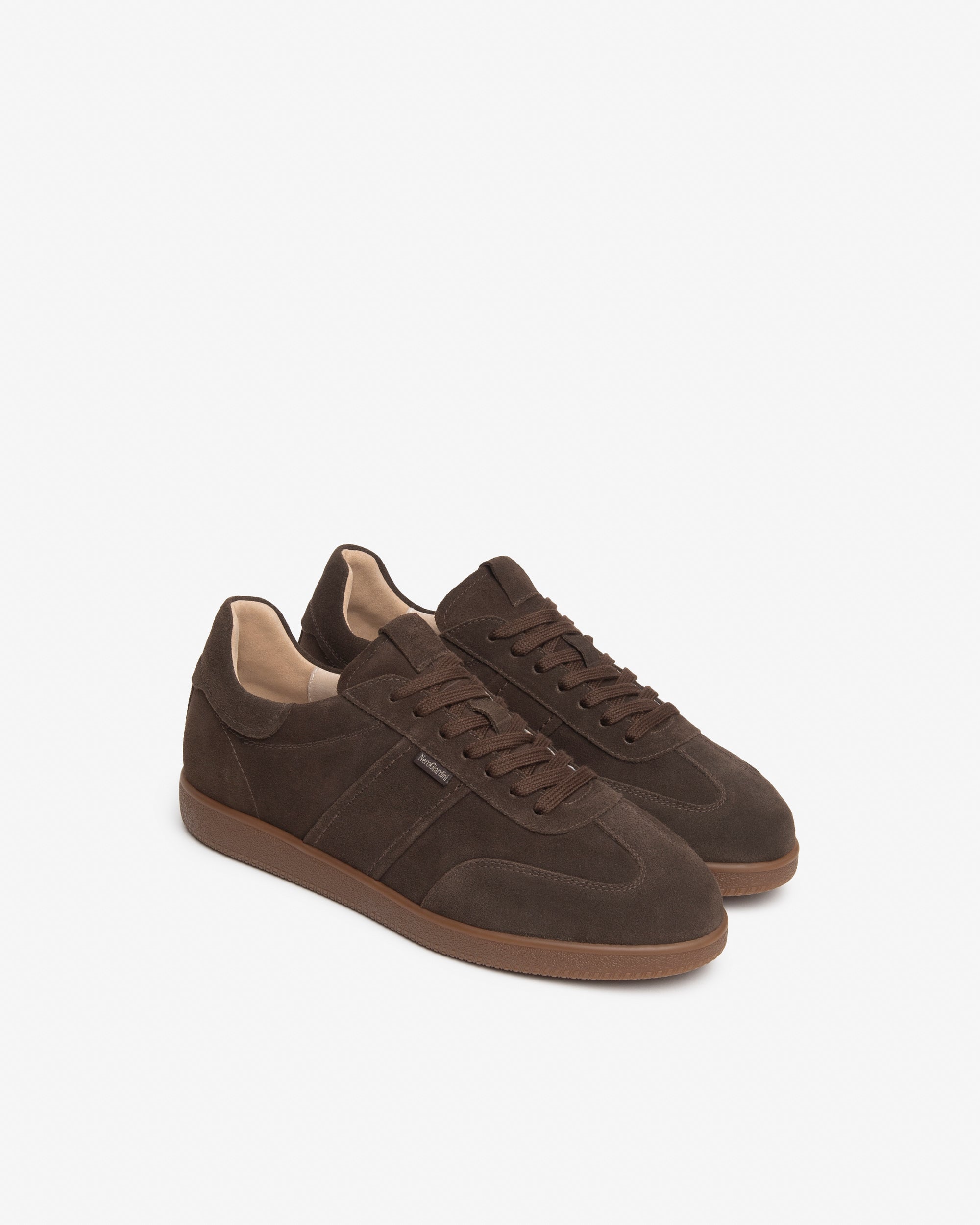 Nerogiardini Sneakers Homme Cuir Velours Caoutchouc