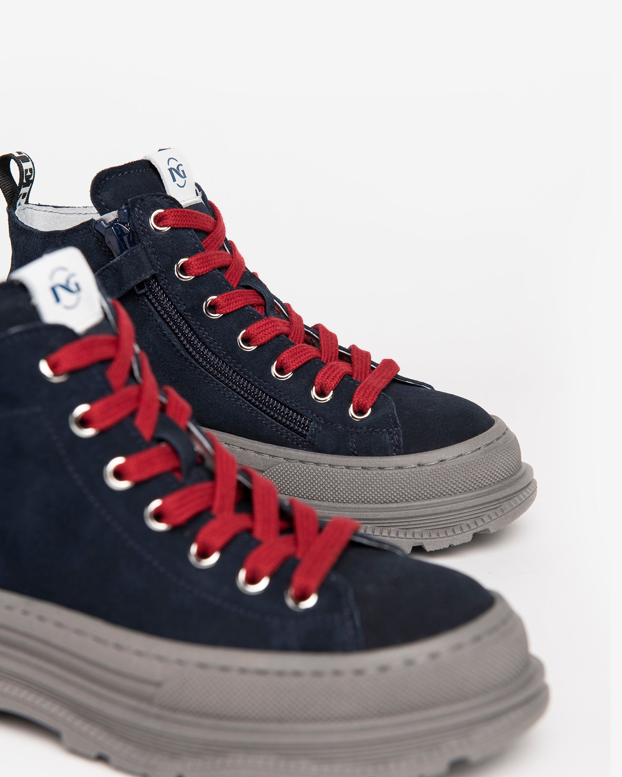 NeroGiardini Bottines Garçon Daim DryGo Confort