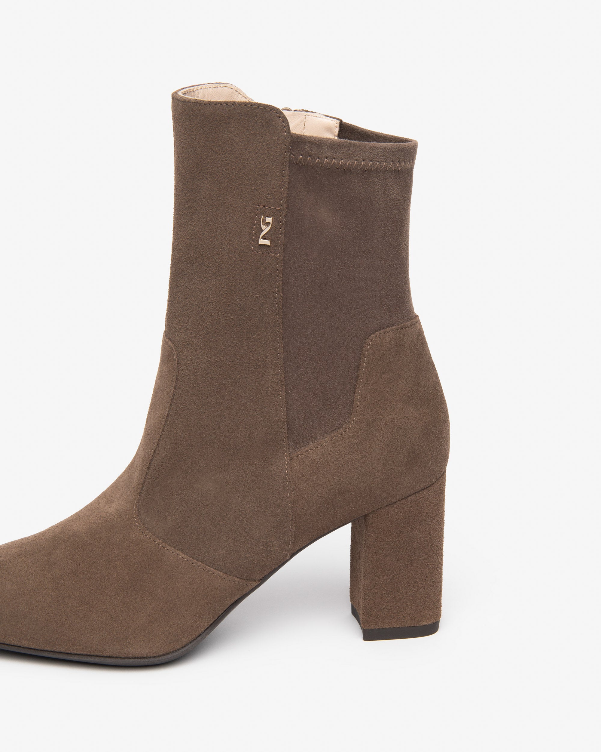 NeroGiardini Bottines femme boots daim talon 75 mm