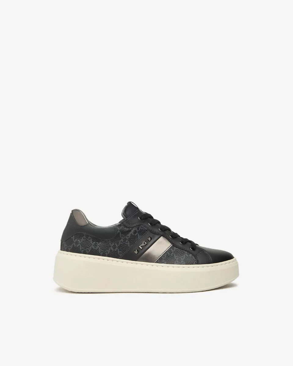 NeroGiardini Sneakers femme cuir daim semelle Memory