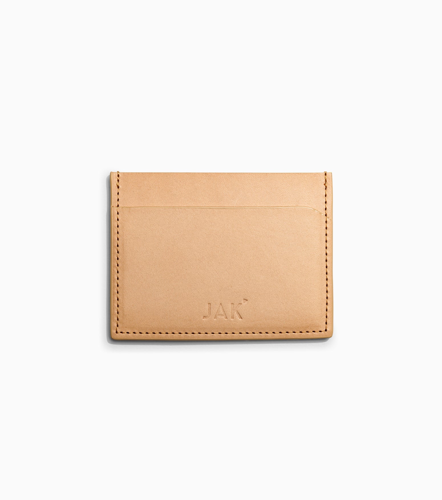 JAK CH01 Natural porte-cartes cuir naturel
