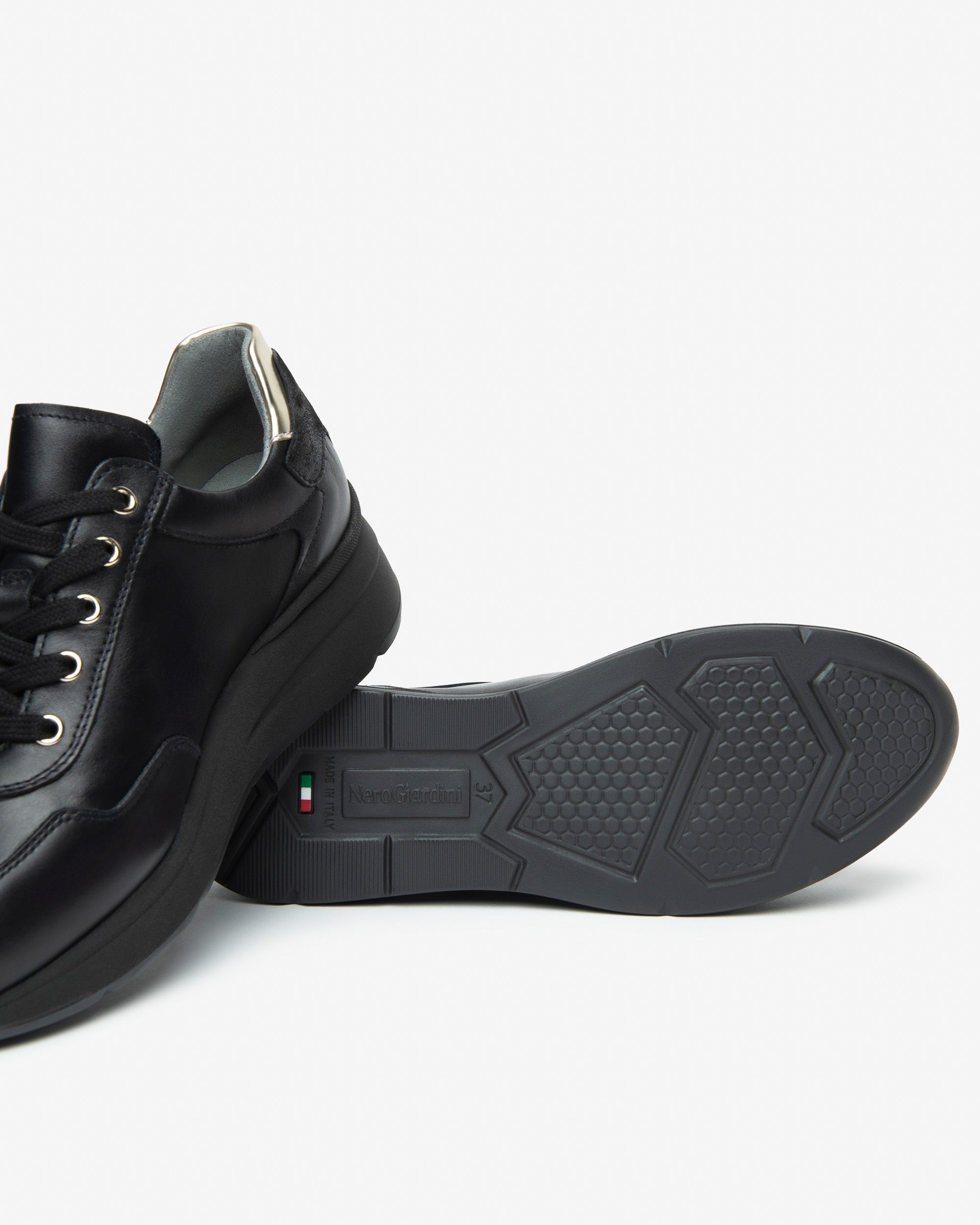 NeroGiardini Sneakers Femme Cuir Technique baskets memory 38