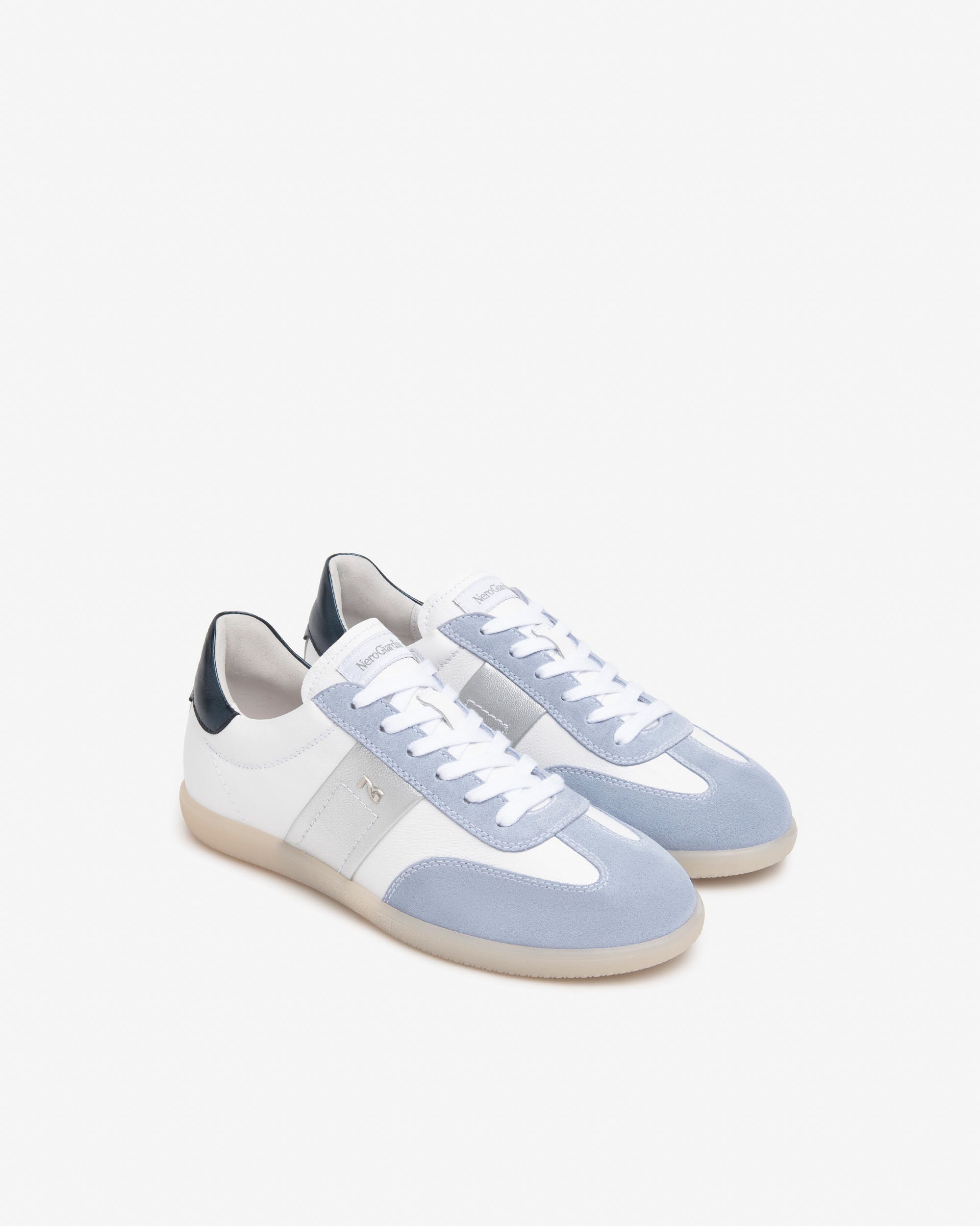 NeroGiardini Sneakers Femme Cuir Velours Confort
