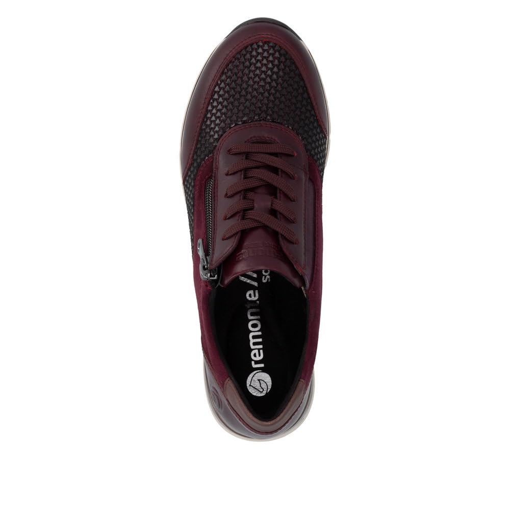Remonte R6714 baskets femme Rouge stretch largeur confort