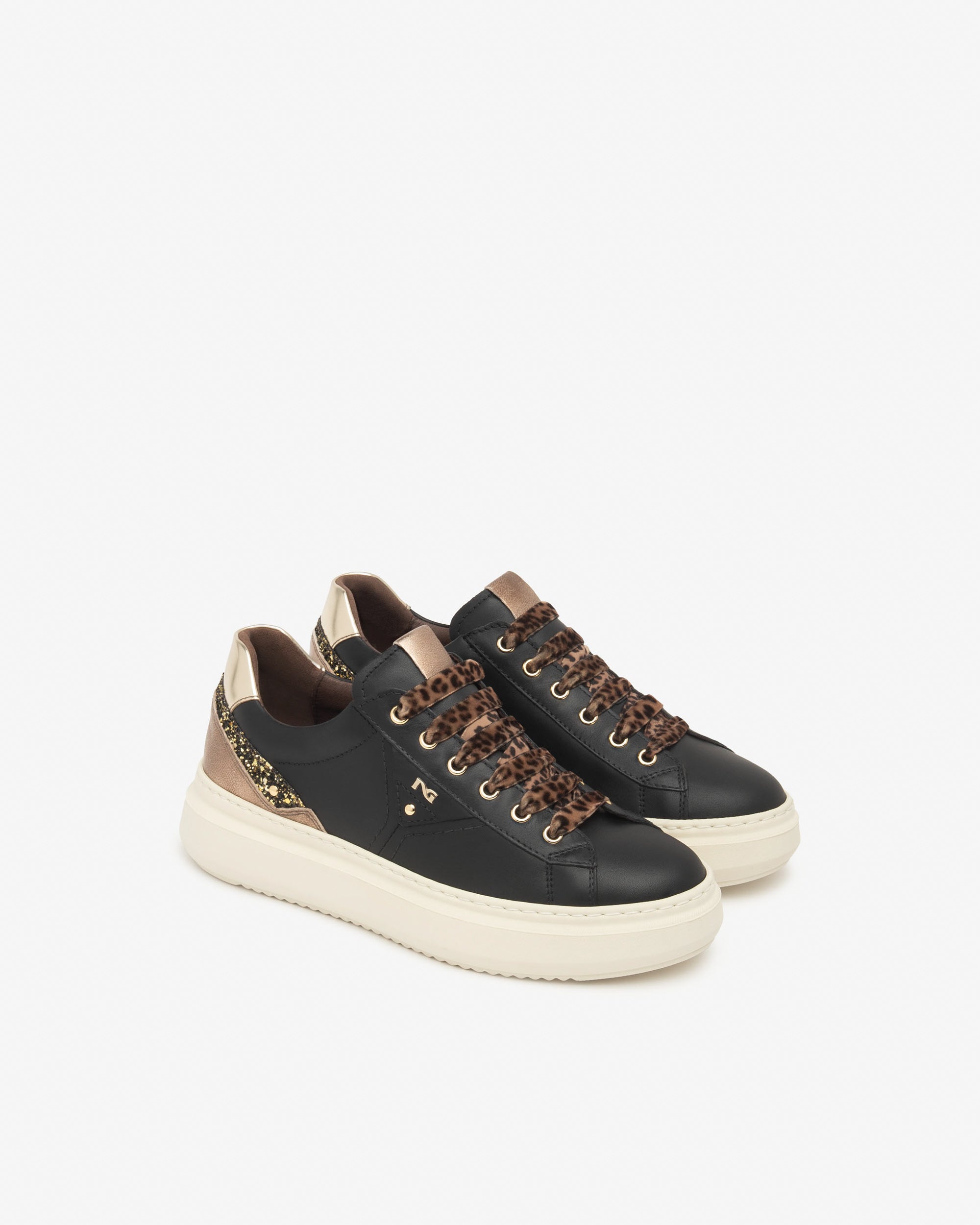 NeroGiardini Sneakers Femme Cuir Velours 35-41 Hiver