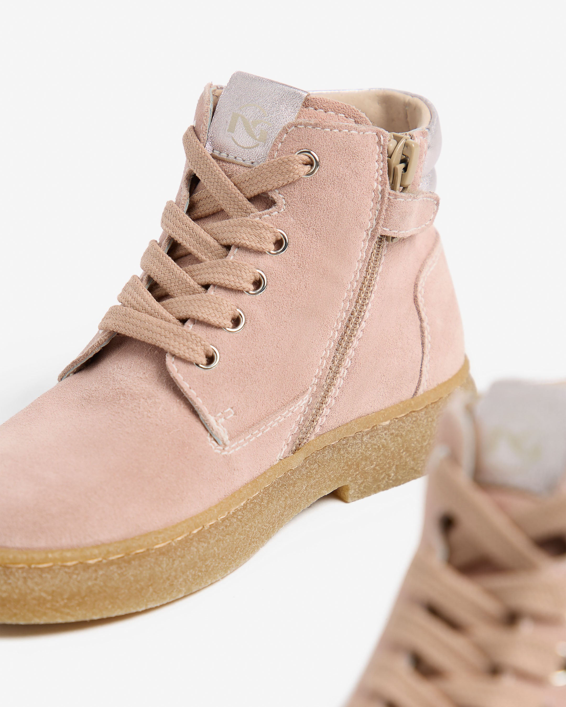 NeroGiardini Bottines Junior Fille Cuir Velours 25-30