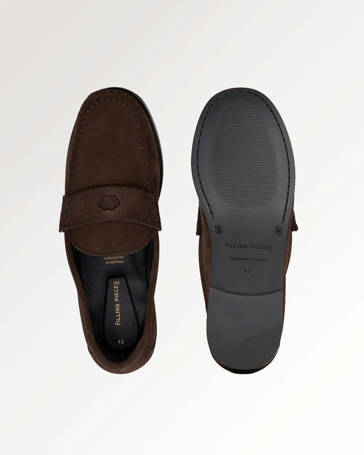 Filling Pieces Lux Loafer mocassins marron daim