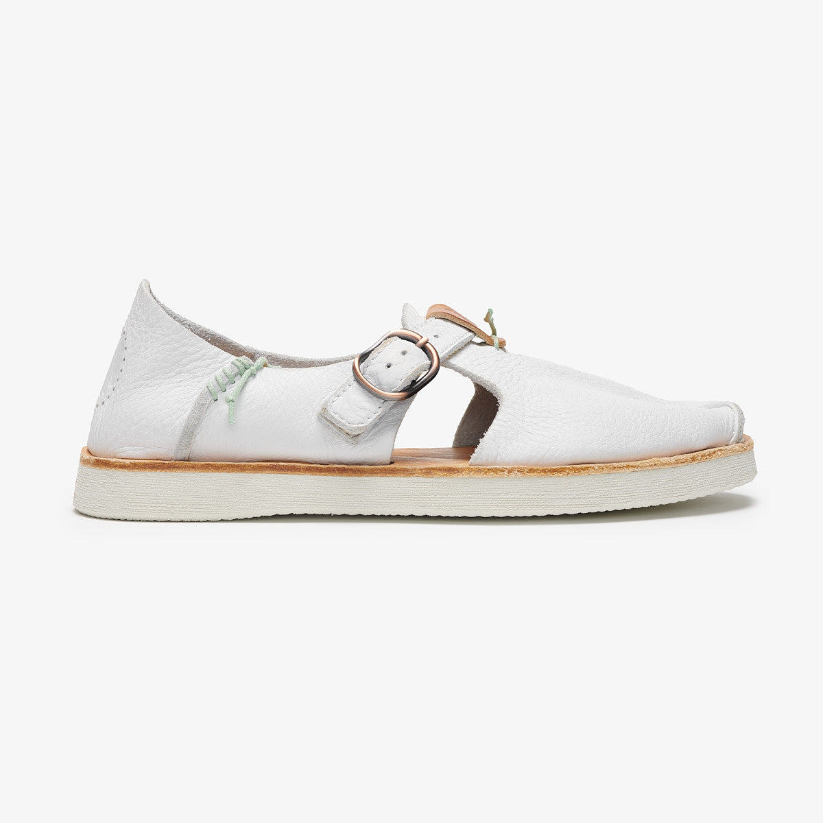 Satorisan Benirras Premium sandale cuir blanc