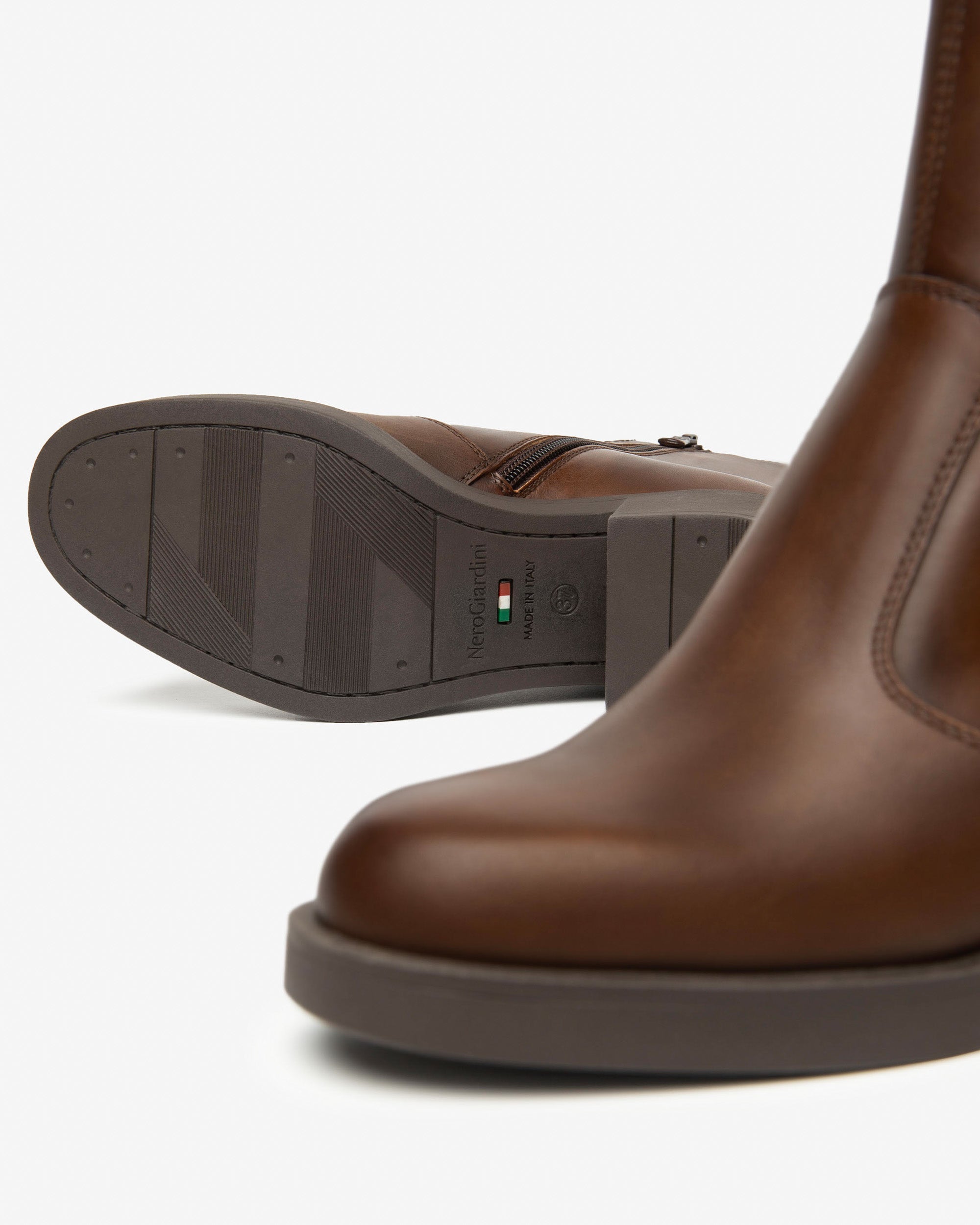 NeroGiardini Bottines Femme Cuir Made in Italy Hiver