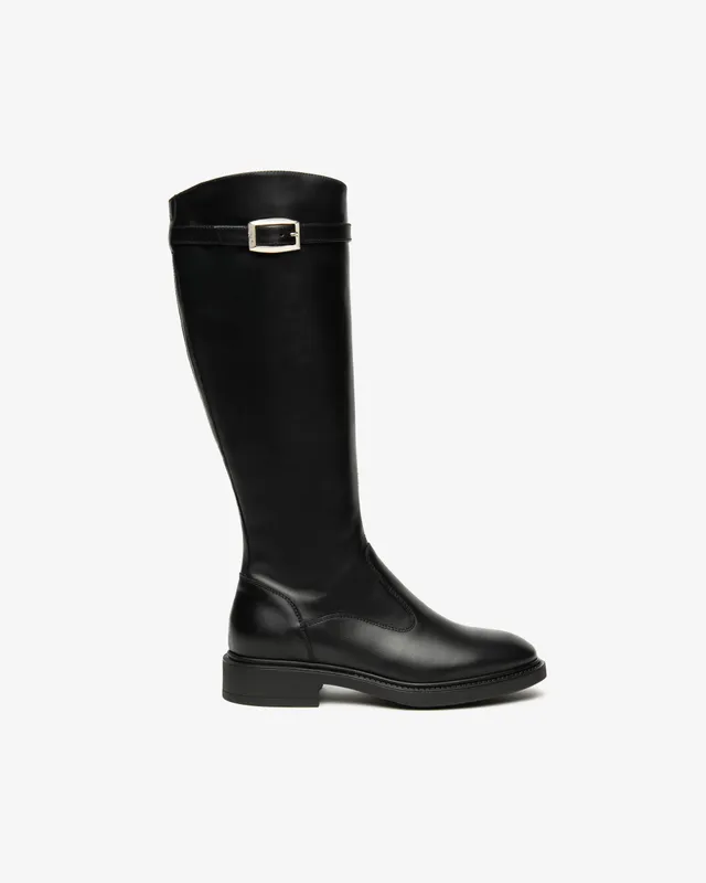 Nerogiardini Bottes Femme Cuir Hiver Made in Italy