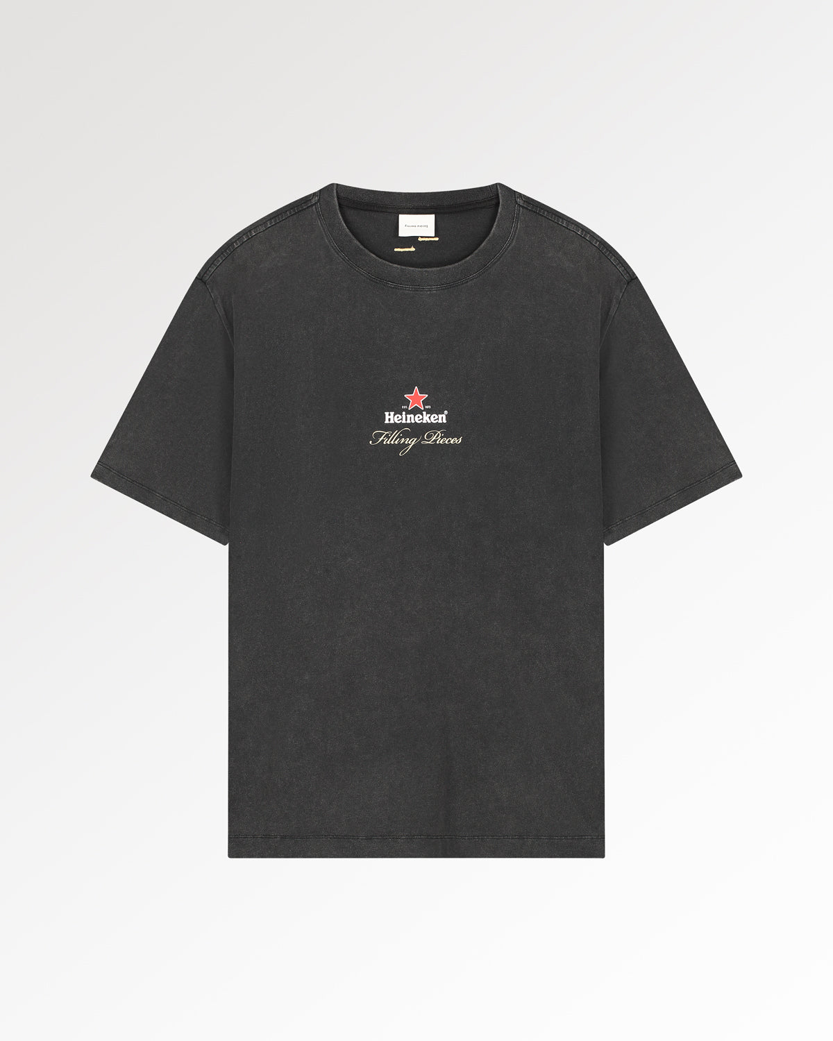 Filling Pieces Heineken Logo t-shirt noir coton bio