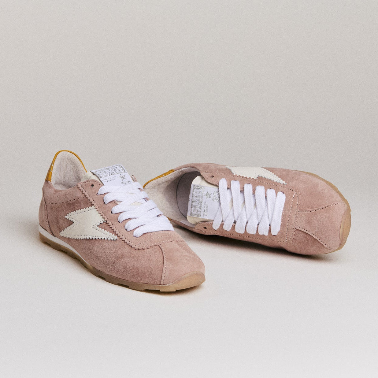 Semerdjian Cassie D462 baskets nude daim cuir