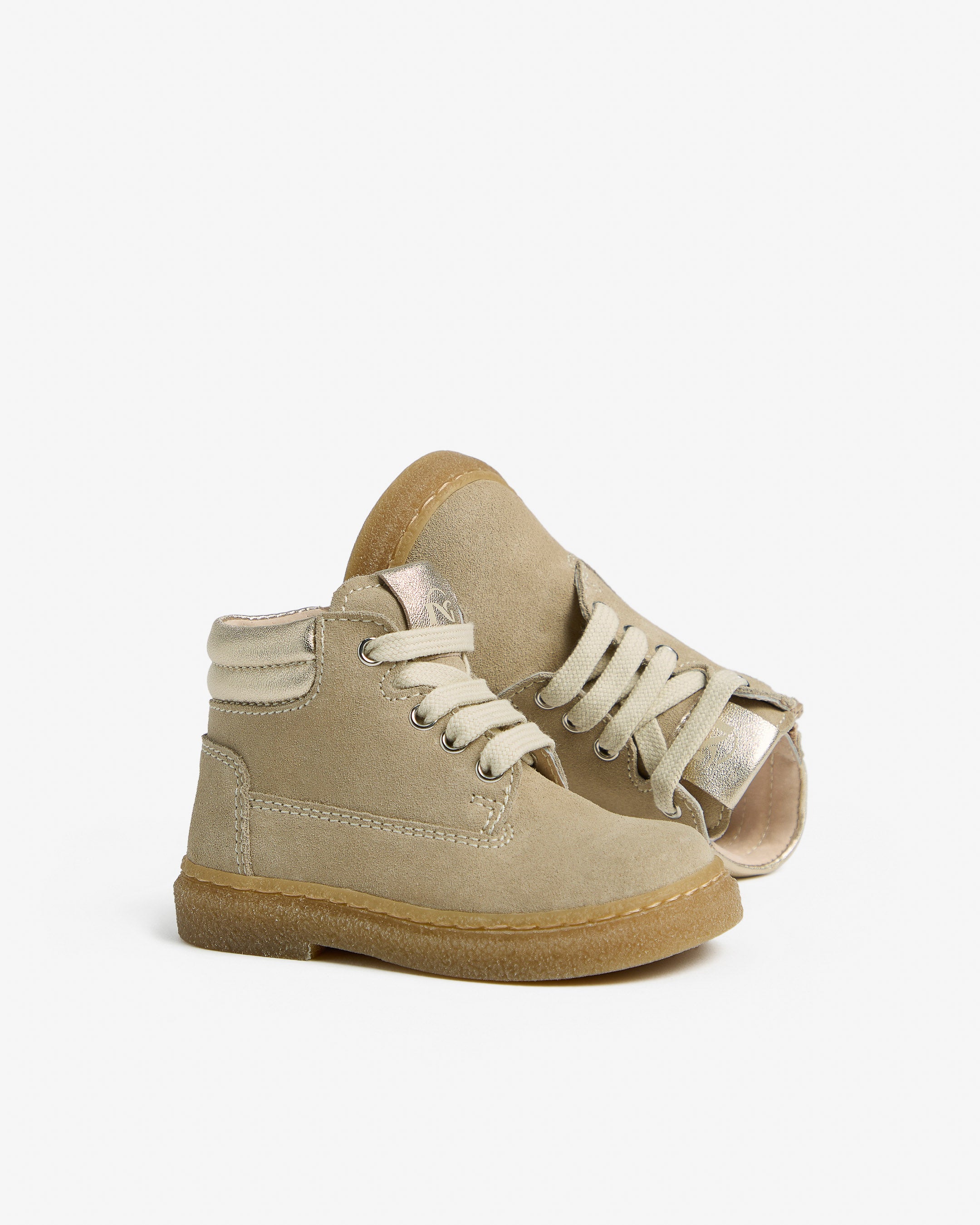 Nerogiardini Bottines Fille Junior Cuir Velours Légères